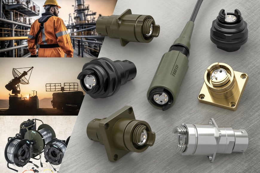 Cinch Fibreco Junior Expanded Beam Fiber Optic Connectors